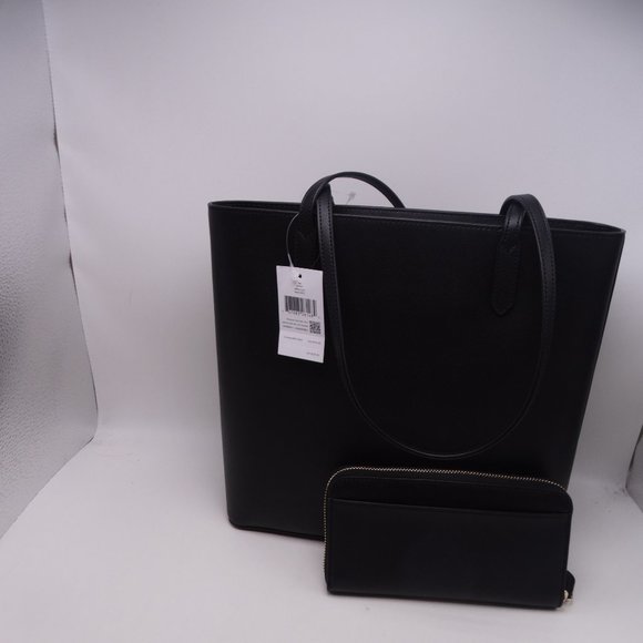 Kate Spade Brynn Saffiano PVC Tote and Large Continental Wallet New - Picture 2 of 9
